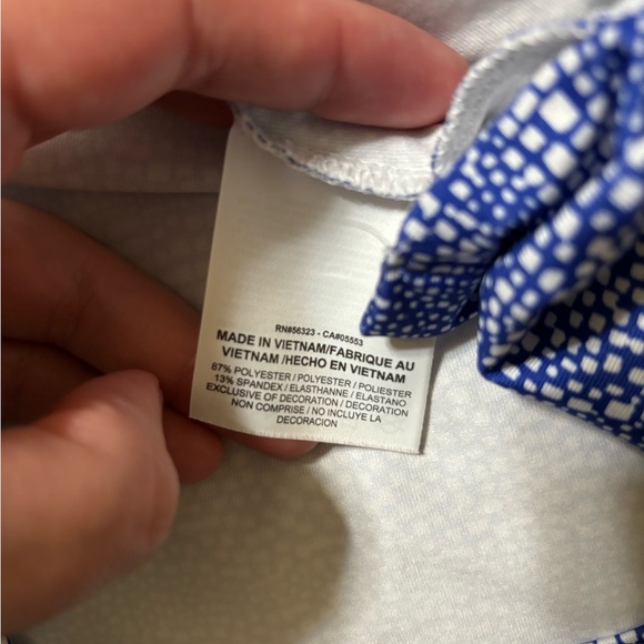 Nike GOLF Dri-Fit Women’s Sleeveless Top Shirt Blue/White Swoosh Size Medium - Picture 12 of 13